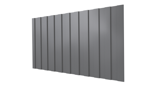 Профнастил С8 1200/1150x0,45 мм, 7037 пыльно-серый глянцевый