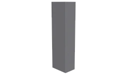 Стойка 40x60x40 мм, 7004 сигнальный серый глянцевый