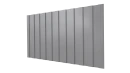 Профнастил С8 1200/1150x0,45 мм, 9006 бело-алюминиевый глянцевый
