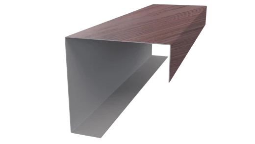 Декоративная накладка угловая 20x60x60x20 мм, Античный дуб 3D