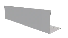 Планка завершающая 10x50x50x10 мм, 9003 сигнальный белый глянцевый
